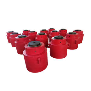 Cilindro hidráulico de servicio pesado de 500 toneladas y gato hidráulico para elevación y descenso de carga grande - Product Image 1