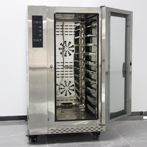 Four à convection électrique commercial à air chaud 10 plateaux HELAXEN GDR-10E 15kW 380V, commande par bouton, autoportant, multi-prises, pour <span class=keywords><strong>boulangerie</strong></span> - Product Image 5