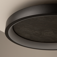 Plafonnier LED moderne en aluminium avec télécommande, CRI 90 élevé, pour salon, salle à manger, chambre, bureau, hall d'entrée, couloir, hôtel