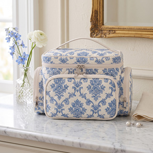 Sac de toilette personnalisé en polyester, imperméable, durable, pour le voyage, le rangement des cosmétiques et du maquillage, <span class=keywords><strong>fermeture</strong></span> éclair robuste pour femmes - Product Image 2