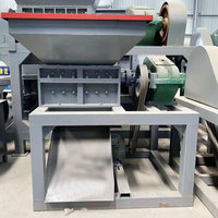 Trituradora de Doble Eje Resistente al Desgaste, Máquina Industrial para Triturar Residuos Sólidos, para Procesamiento de Chatarra, Vehículos, Caucho, Plástico y Textiles