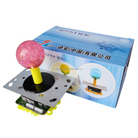 Kit de joystick d'arcade JS DIY pour jeux, en plastique, langue anglaise, 1 an pour les salles de jeux d'arcade