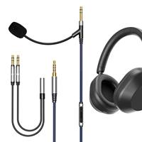 Câble audio 3,5 mm pour casque Anke SoundWide SoundCore Life Q10/Q20/Q30/Q35, suppression active du bruit filaire