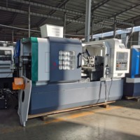 Tour Horizontal CNC CK6163 Broche robuste 1000MM 560mm Voyage axe X axe Z 1000mm 0.02mm Précision de positionnement 4 outils GSK