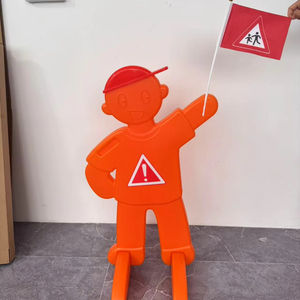 Özel çocuk uyarısı sokak güvenlik işareti çocuklar uyarı bayrağı emniyet işareti ile mahalle yansıtıcı dikkat işareti için oyun tabela - Product Image 1