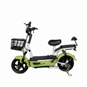 Commercio all'ingrosso 2 ruote fibra di carbonio bici elettrica 500W Ebike con mozzo posteriore motore pedali e ciclomotore caratteristica
