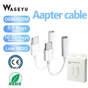 <span class=keywords><strong>Cable</strong></span> Adaptador de Audio USB C Macho <span class=keywords><strong>a</strong></span> Hembra AUX, Conector Chapado en Oro, Tipo C <span class=keywords><strong>a</strong></span> 3.5mm para Auriculares - Product Image 1