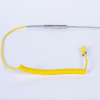 Termokopel Genggam Tipe K Kustom, Pegangan Anti Selip, Kabel yang Diperkuat, Probe Termokopel Genggam Tahan Lama, Langsung dari Pabrik