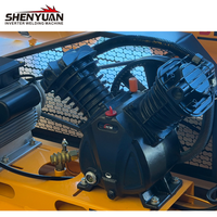 Compresseur d'air industriel à courroie Shenyuan de haute qualité 185 l/min 8 bars 115 psi V2051 100 l 1,5 ch