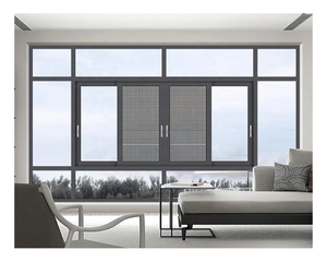 Chine haute esthétique forte étroite 36X48 plancher de fenêtre coulissante à Silding glisser <span class=keywords><strong>Roulette</strong></span> Double roue pour fenêtre coulissante <span class=keywords><strong>en</strong></span> aluminium - Product Image 1