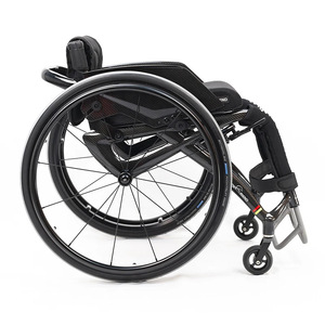 Silla de Ruedas Deportiva de Fibra de Carbono WI5903, Marco Rígido Ultraligero, Silla de Ruedas Manual Ajustable para Personas con Discapacidad - Product Image 6