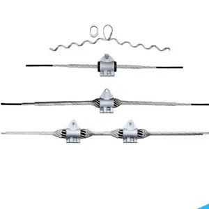 ADSS/OPGWケーブル継手デッドエンドクランプ架空線継手デッドエンドクランプ