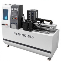 Scie à découper automatique en aluminium YLS-NC-550 550 mm à double alimentation servo pour le traitement des profilés de fenêtres et de portes