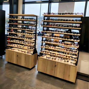 Luxury Custom LED Eyewear <b>Display</b> <b>Cabinets</b> | Eco-Friendly Durable Optical Store Furniture & Retail Showcase Design - Product Image 1