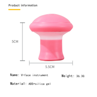 6*6cm V forme visage minceur lifting peau raffermissant exercices Double menton entraînement musculaire Gel de silice outils de suppression des rides