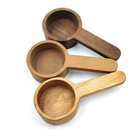 Fourniture directe d'usine petite cuillère à sel en bois pour thé et lait en poudre cuillère à mesurer le sel de bain avec une capacité de 15ml
