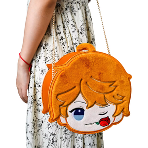 Sac à dos en cuir PU personnalisé, anti-odeur, en forme de poupée ronde, style Kawaii, sac à bandoulière Ita en peluche, sacs en cuir végétalien pour filles - Product Image 3