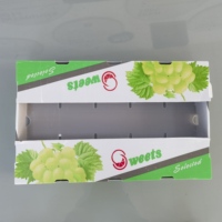 Caisses en plastique ondulé recyclé pour myrtilles et cerises, boîtes d'emballage en PP pour fraises, taille personnalisée disponible, impression UV/sérigraphie