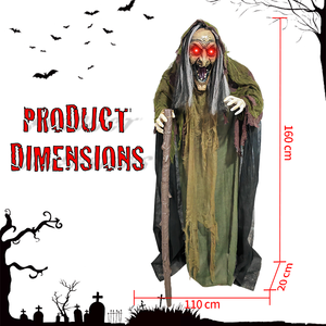 Animatrónicos <span class=keywords><strong>de</strong></span> Halloween al por Mayor 2026 para Decoraciones <span class=keywords><strong>de</strong></span> Halloween, Accesorios Animatrónicos <span class=keywords><strong>de</strong></span> Zombis Aterradoros para Fiestas - Product Image 4