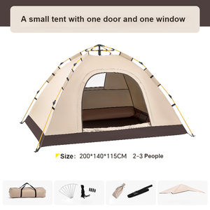 2025 nouveau YX haute qualité Double couche <span class=keywords><strong>Camping</strong></span> tente rapide ouverture facile stockage automatique tente voyage plage tente extérieure - Product Image 6