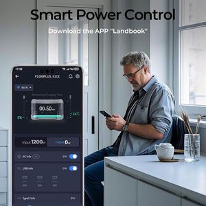 Estación de Energía Portátil OUKITEL P1000 para Drones, 1800W, Batería de 1024Wh, Generador Solar con Carga Inalámbrica - Product Image 6