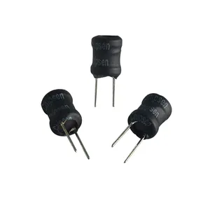 Ferriet Loodhoudende Inductor 2,2mh 1W Radiale Vaste Draad Gewikkelde Ijzeren Kern Spoelen 1mh Custom Power Dr Serie Inductor Piekspoelen