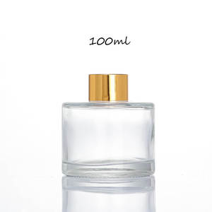 Sang Trọng Cao Cấp Thủy Tinh Cho <span class=keywords><strong>Reed</strong></span> Khuếch Tán Chai Vòng Dễ Dàng Mở End Bơm Phun Hình Dạng Phẳng - Product Image 6