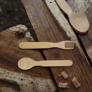 Set di Mini <span class=keywords><strong>Posate</strong></span> Biodegradabili per Occasioni Festive - Product Image 1