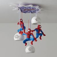 Plafonnier LED Spider-Man Moderne et Créatif LIANGTE 2026, Protection des Yeux pour Chambre à Coucher, Chambre d'Enfant, Alimentation CA