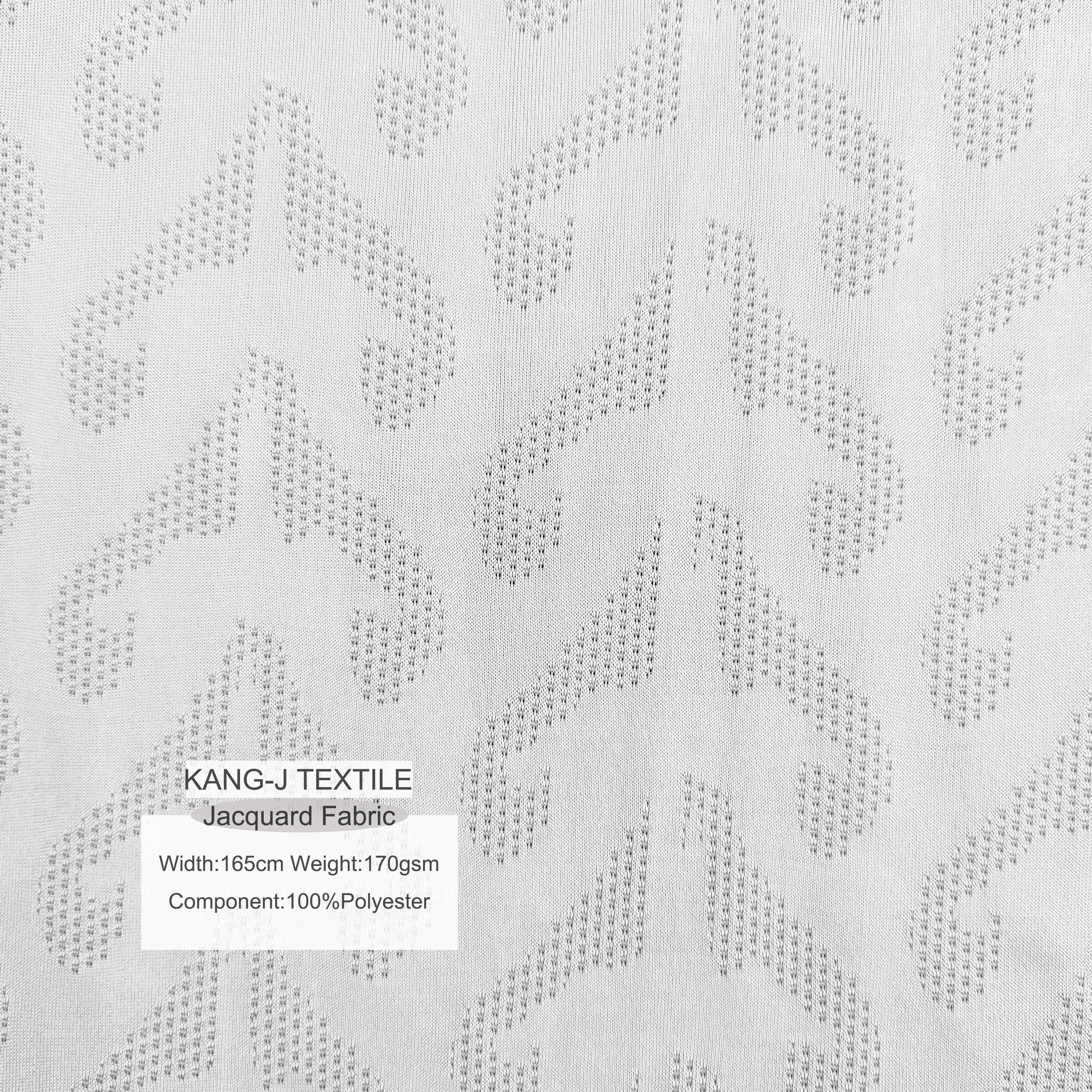 Hot Sale 100%Polyester Jacquard Fabric 165cm 170gsm Heavyweight Wicking Quick-Dry Breathable Knitted Recycled Anti-UV Sportswear