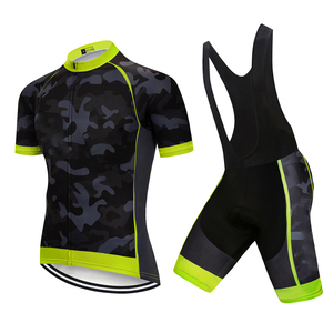 自転車ユニフォームセットサイクリングジャージービブショーツプラスサイズトライアスロン服カスタムRopa Ciclismoスポーツシャツ - Product Image 2