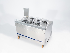 Machine à glaces et gelato professionnelle PRO V6, fabriquée en Chine, avec <span class=keywords><strong>6</strong></span> <span class=keywords><strong>pots</strong></span> cylindriques en acier inoxydable, pour yaourt, lait, fruits et chocolat. - Product Image 2