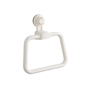Ensemble d'accessoires <span class=keywords><strong>de</strong></span> <span class=keywords><strong>salle</strong></span> <span class=keywords><strong>de</strong></span> <span class=keywords><strong>bain</strong></span> en plastique, Design Simple et réglable, ventouse ABS, <span class=keywords><strong>anneau</strong></span> pour <span class=keywords><strong>serviette</strong></span> - Product Image 1