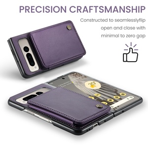 Funda Protectora para Teléfono CaseMe con Cartera, a Prueba de Golpes, de Cuero, con Bolsillo para Tarjetas, Cierre Magnético, para Google Pixel 9 9PRO XL - Product Image 6