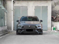 Kit Carrosserie A45s de Mise à Niveau avec Spoiler de Pare-chocs Avant et Arrière pour Mercedes-Benz Classe A A180 A35l W177
