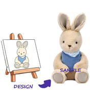 Pochette en peluche personnalisée avec boîte surprise - Doublure en nylon et maille ultra douce, design brodé, fonctionnel