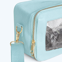 Sac à bandoulière personnalisé pour jeu de Mahjong, sac en cuir PU sur mesure OEM ODM, sac à main zippé doré pour les jeux, les fêtes et les voyages
