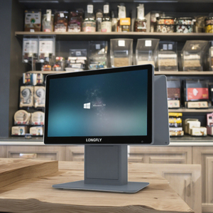 Longfly เทอร์มินัล POS ออลอินวัน X590เครื่องลงทะเบียนเงินสดขนาด15.6 "นิ้ว Intel Celeron J6412 Quad Core 2.0GHz Windows OS NFC Bluetooth 5.2 - Product Image 3
