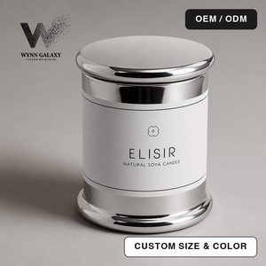 Soy Candle Jar with Lid 8oz 10oz Heat Resistant Tempered <b>Thick</b> Glass Scented Home Fragrance Decor Aromatherapy Supplier - Product Image 1