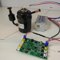 Variateur sans balais pour micro-compresseur DC d'équipement de réfrigération, compresseur intelligent à onduleur