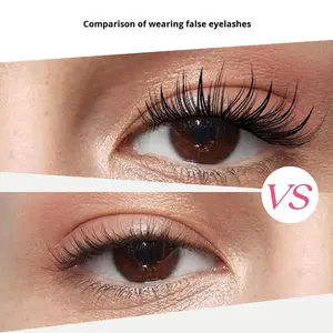 <span class=keywords><strong>Pestañas</strong></span> Postizas Autoadhesivas Sin <span class=keywords><strong>Pegamento</strong></span> Estilo Europeo Americano, Pelo Fino y Suave, Fibra Importada, Semi-Manuales - Product Image 5