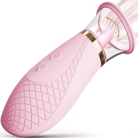 Vibrateur Clitoridien à Succion 9 Modes de Léchage Fonctionnement Silencieux 40 dB Silicone/ABS Rechargeable USB Étanche Non Lubrifié Rapide