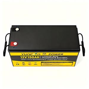 Batería de fosfato de hierro y litio de 12.8V 150Ah, ≥5000 ciclos, reemplazo para sistemas de baterías de plomo-ácido para vehículos recreativos y sistemas fuera de la red - Product Image 2