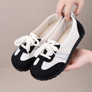 Zapatillas Deportivas Retro de Mujer para Primavera/Verano, de Malla Textil Sólida, Cómodas, Versátiles, para Entrenamiento, en Oferta - Product Image 6