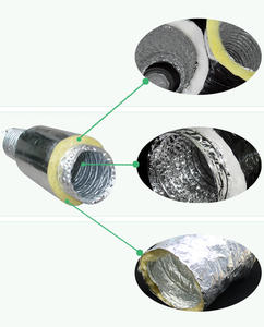 نظام التكييف معزولة مقاومة للحريق قناة مرنة تنفيس الأنابيب - Product Image 4