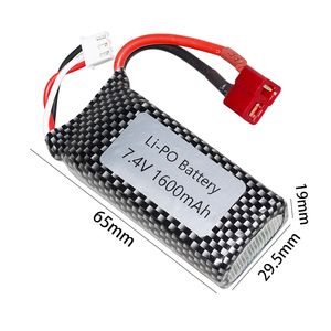 工厂7.4V 1600毫安聚合物锂电池853058其他玩具车遥控越野汽车电池 - Product Image 1