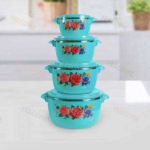 Yjm2978a công suất 1 + 2 + 4 + 6L nhà máy hotsale bề mặt in lẩu Bộ thực phẩm ấm hơn foodwarmer container lẩu thực phẩm ấm hơn Bộ - Product Image 5