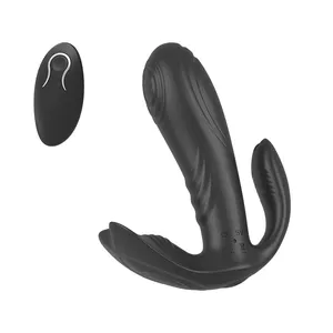 Kablosuz uzaktan kumanda su geçirmez prostat masaj aleti erkek teşvik g-spot şarj edilebilir silikon farklı modları ile