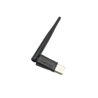 Adaptador WiFi USB W113 de 150Mbps y 2.4GHz con Antena de 3dBi, Función de Punto de Acceso (AP), Adaptador Inalámbrico RTL8188FTV para Computadora de Escritorio/Portátil