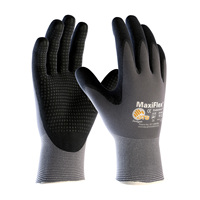 Gant en nylon tricoté sans couture MaxiFlex Endurance 34-844/XL avec revêtement en micro-mousse de nitrile sur la paume et les doigts, paume à micro-points
